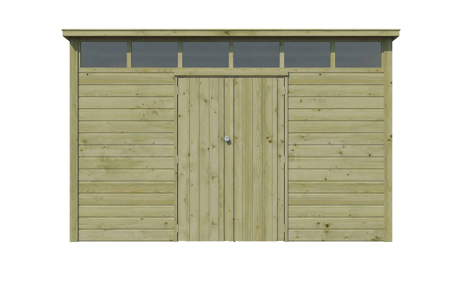 Woodlands Blokhut Q Line Groen Geïmpregneerd 360 x 240 cm - Afbeelding 2